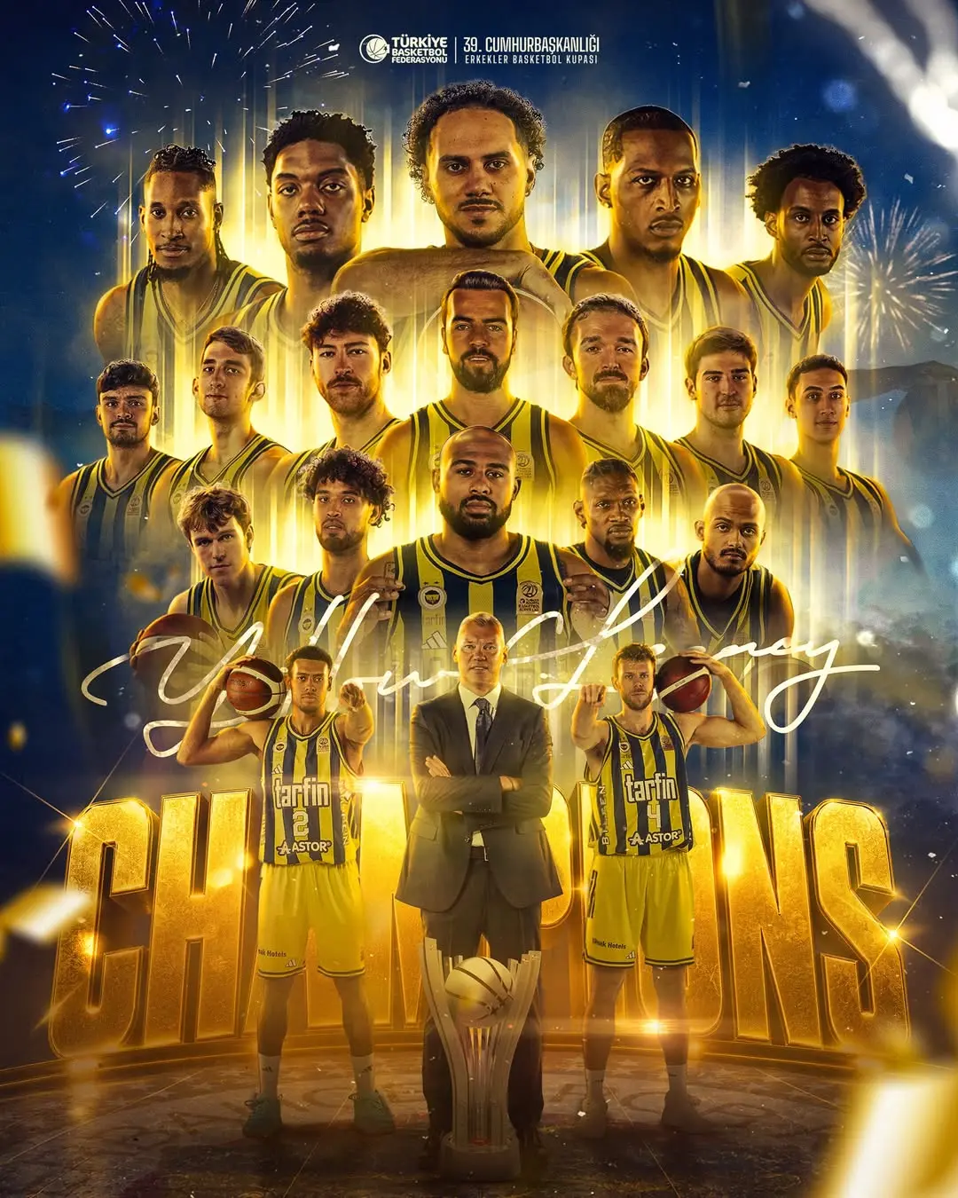 Fenerbahçe 39. Cumhurbaşkanlığı Kupası Şampiyonu Oldu