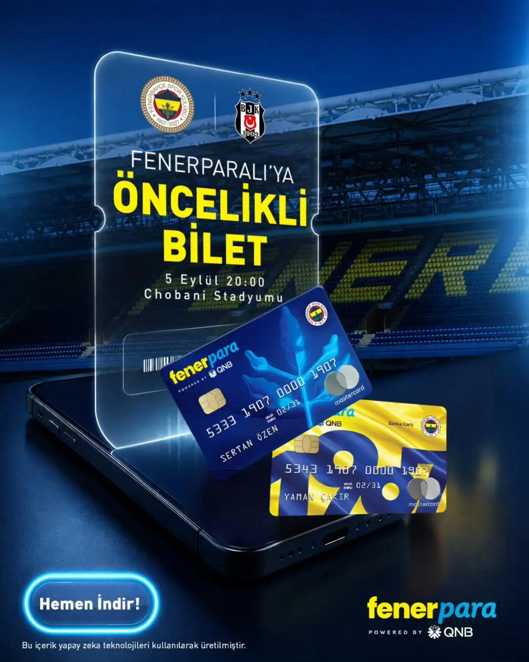 Fenerbahçe'nin Beşiktaş Derbisi Biletleri Satışta!