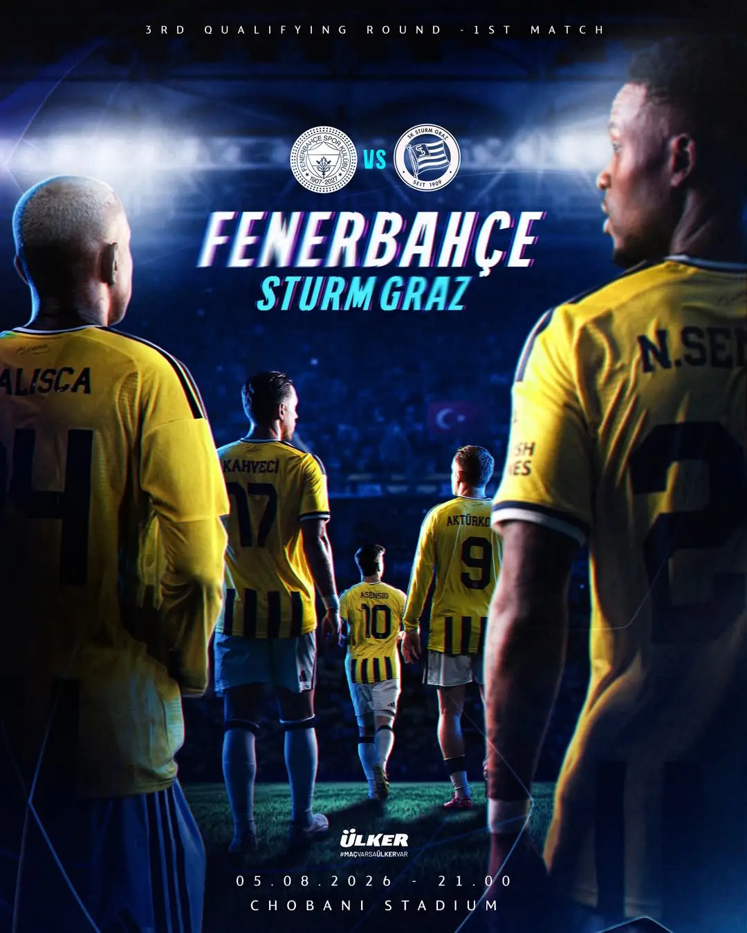 Fenerbahçe, UEFA Şampiyonlar Ligi Üçüncü Ön Eleme Maçı Tarihini Açıkladı