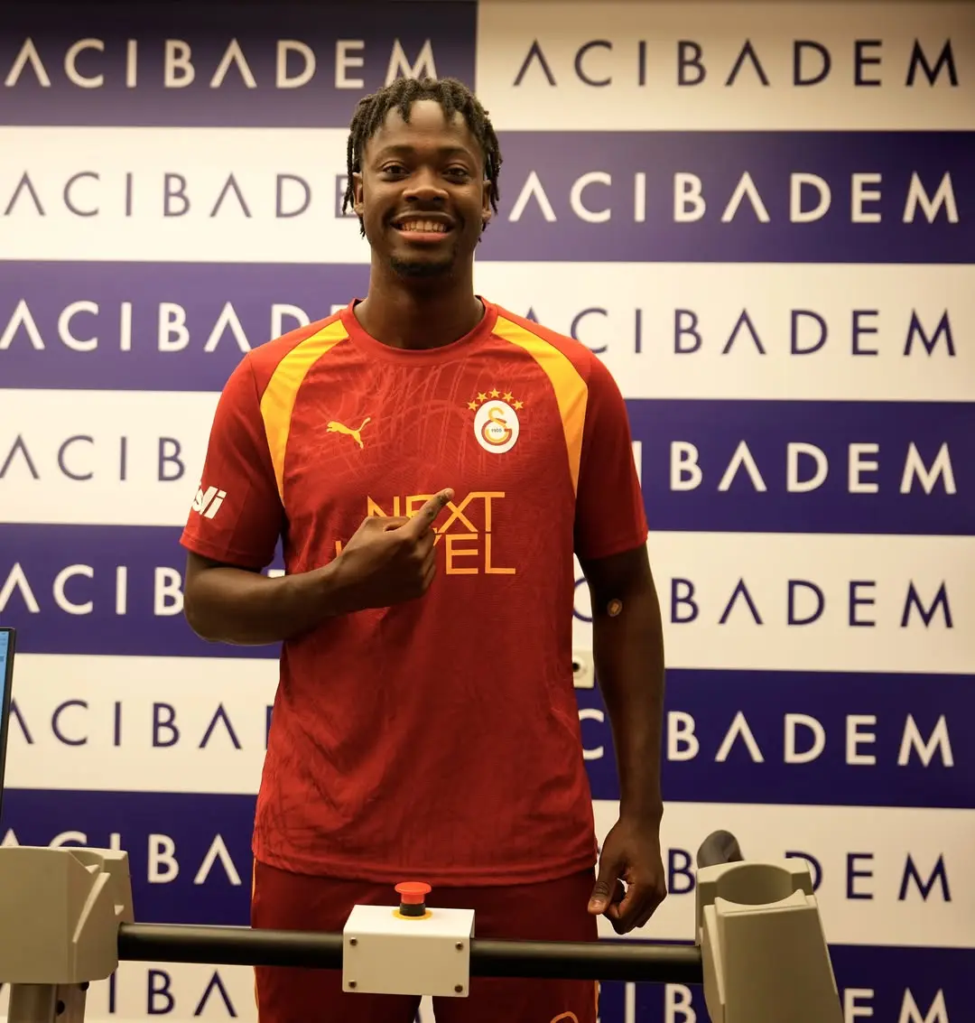 Galatasaray'ın Yeni Transferi El Chadaille Bitshiabu Sağlık Kontrolünden Geçti