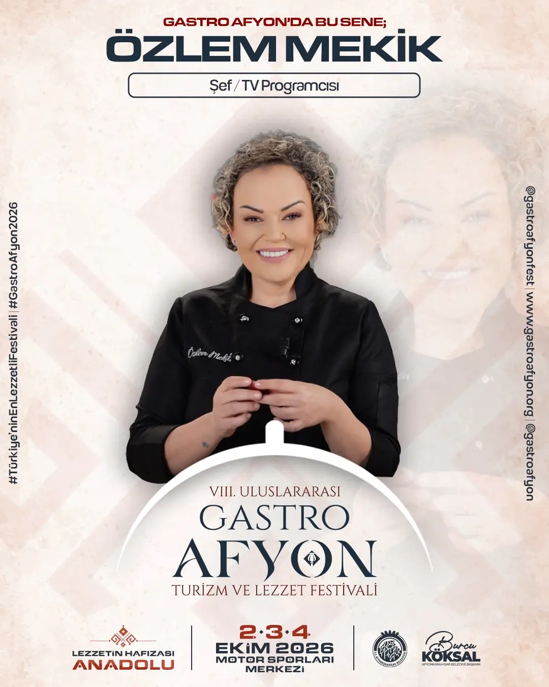 ???????? ????✨ Gastro Afyon Festivalinde Bu Sene; Şef Özlem Mekik Bizimle! ????...