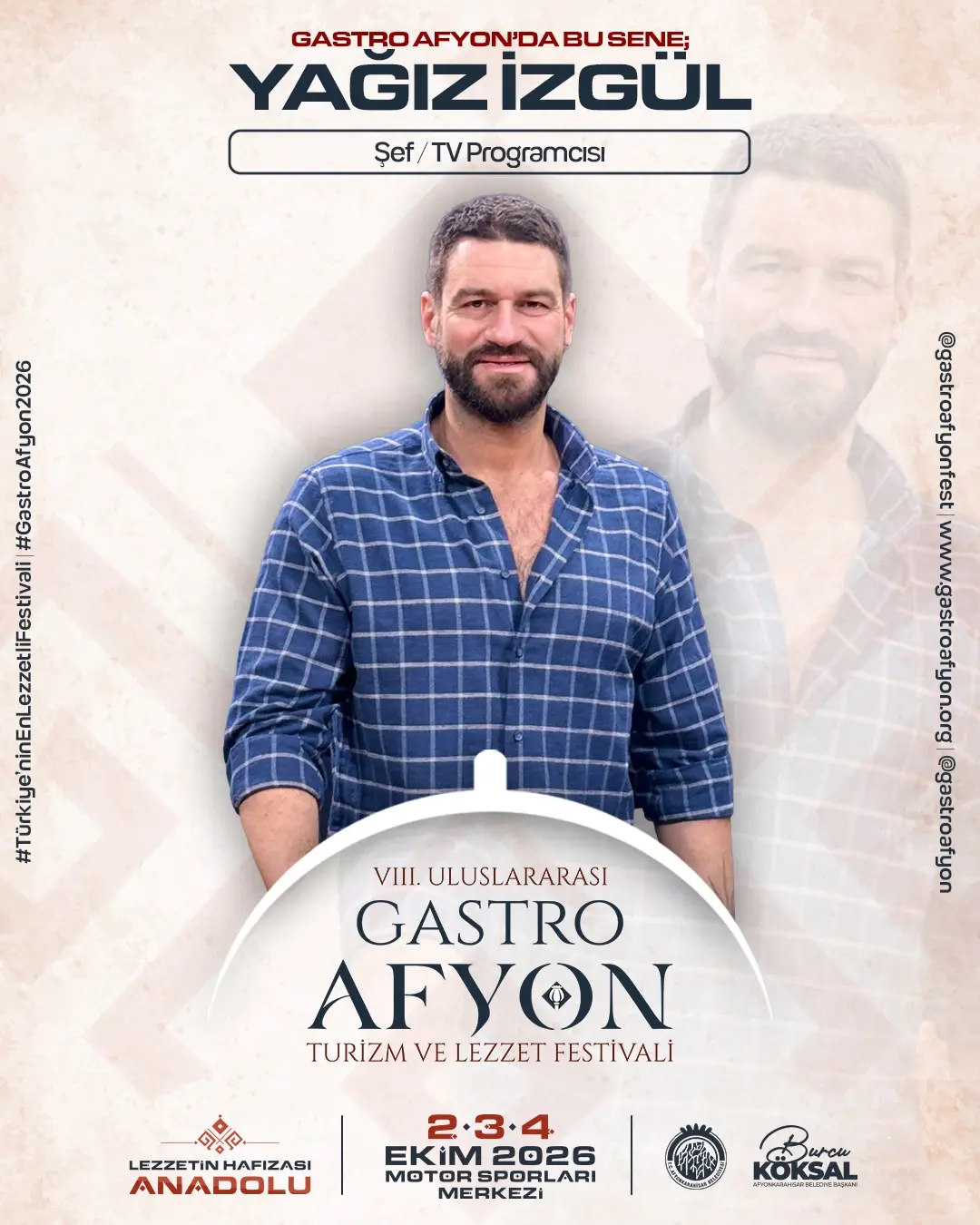???????? ????✨ Gastro Afyon Festivalinde Bu Sene; Şef Yağız İzgül Bizimle! ????...