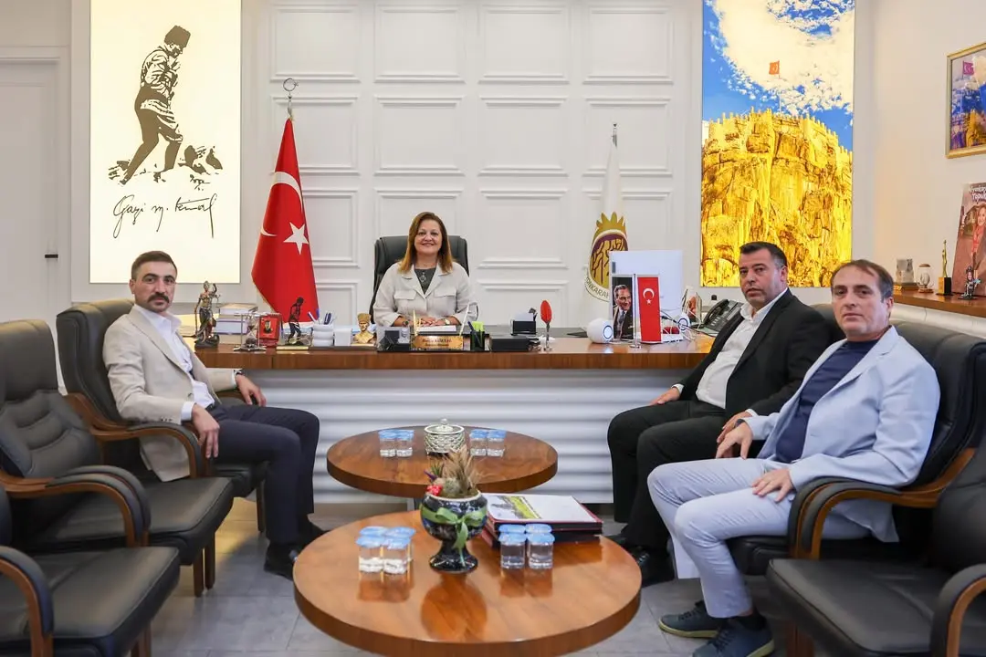Gazlıgöl ve Yaylabağı Belediye Başkanları Görüştü