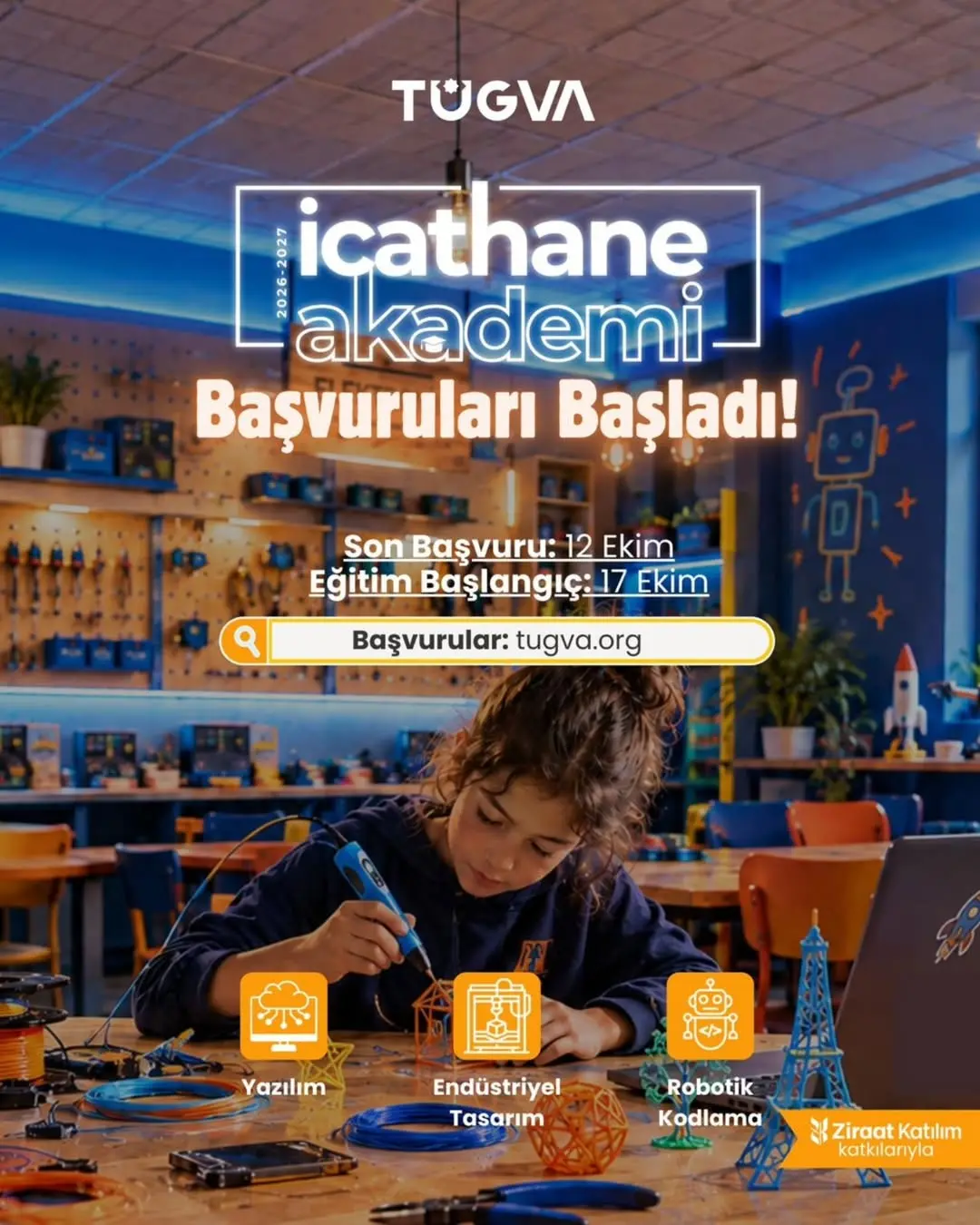 İcathane Akademi Başvuruları Başladı: Geleceğin Teknolojisini Üreten Gençler Aranıyor