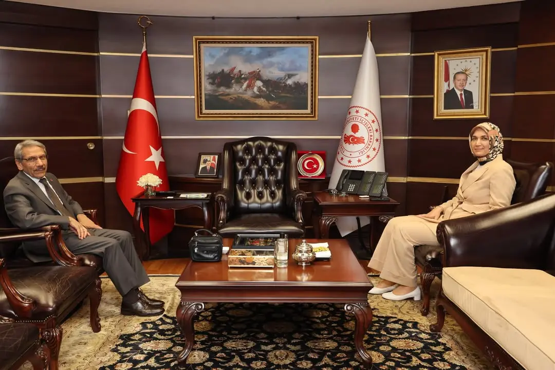 İçişleri Bakan Yardımcısı Kübra Güran Yiğitbaşı, Eski Sayıştay Daire Başkanı Mehmet Dönmez ile Görüştü