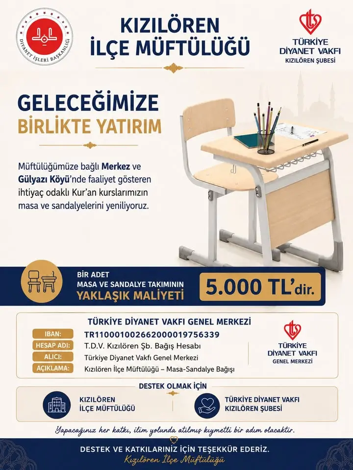 Kızılören Müftülüğü'nden Paylaşım