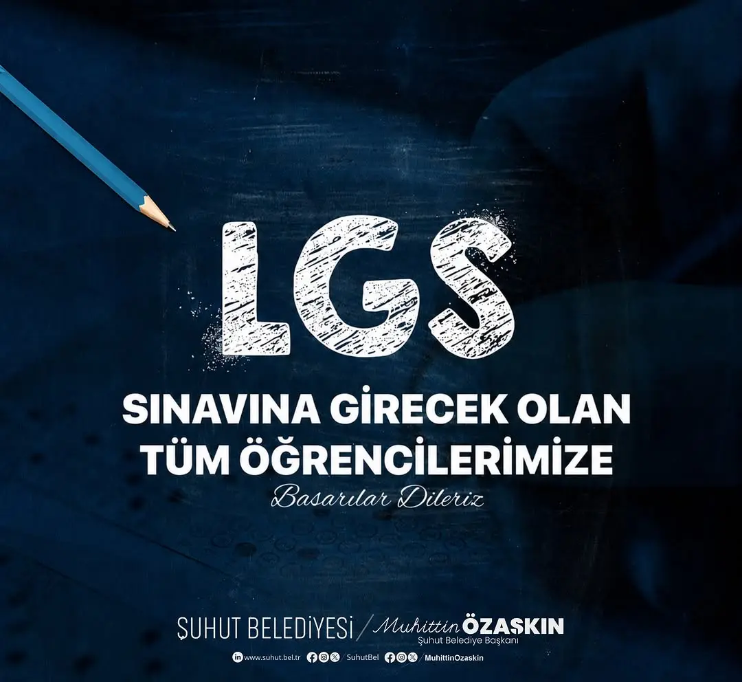 LGS Sınavına Katılacak Öğrencilere Başarılar Dileriz