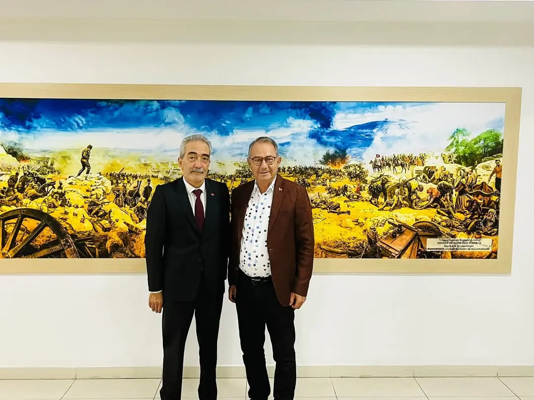 Manisa Esnaf ve Sanatkarlar Odaları Birliği Başkanı Afyonkarahisar Esnaf ve Sanatkarlar Odaları Birliği Başkanı Cengiz ÜSTÜN'e Ziyarette Bulundu