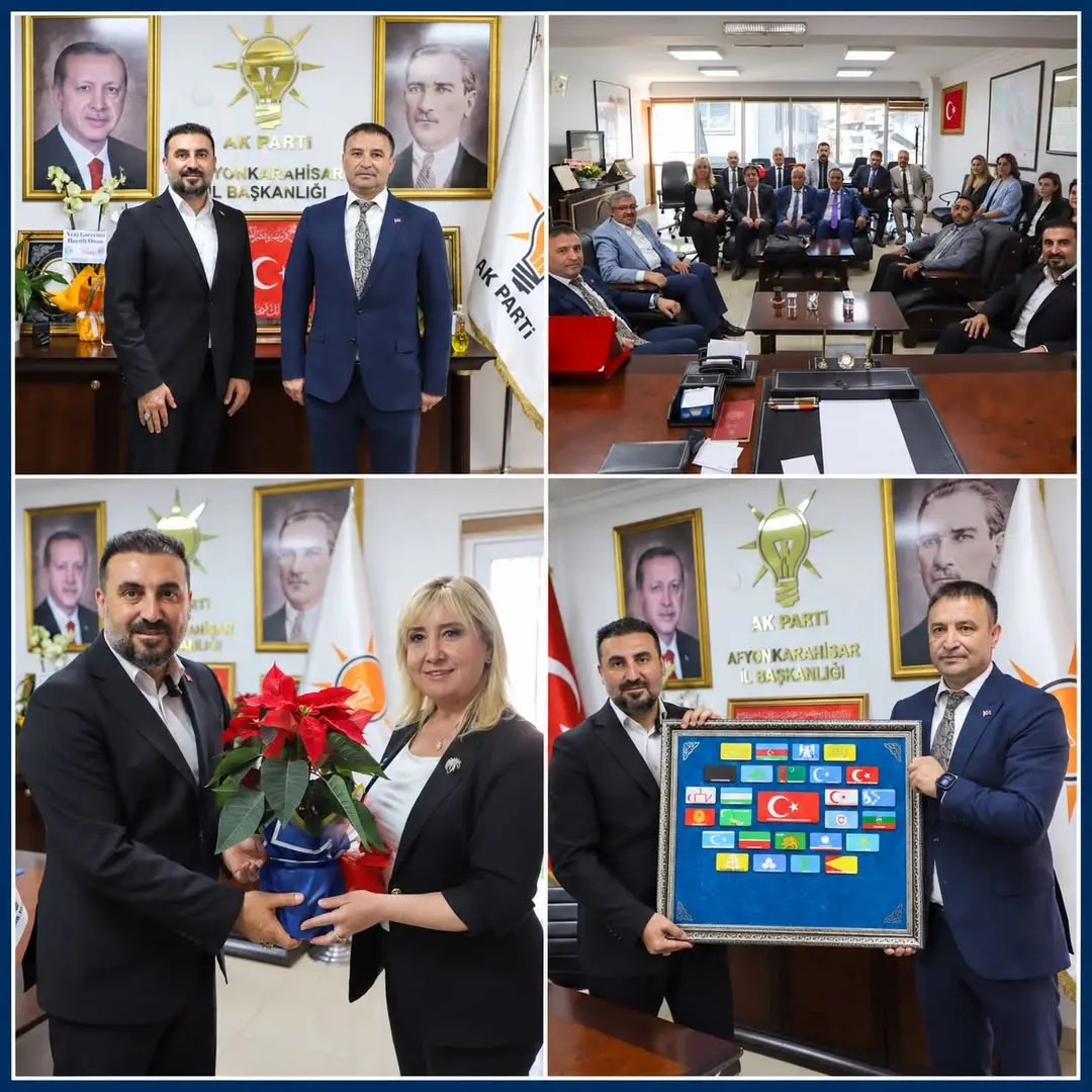 MHP Afyonkarahisar İl Başkanlığı'ndan AK Parti İl Başkanı'na Ziyaret