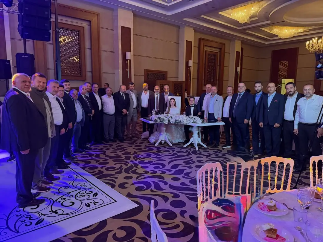 MÜSİAD Afyonkarahisar Şube Başkanı Ercan İşlek'in Oğlu Emirhan İle Ceylin'in Nikah Törenine Katıldılar