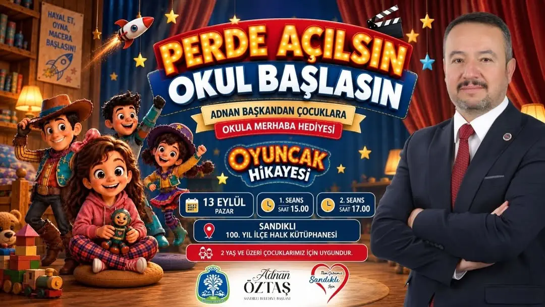 Sandıklı Belediye Başkanı Adnan Öztaş'tan Okul Öncesi Tiyatro Gösterisi Duyurusu