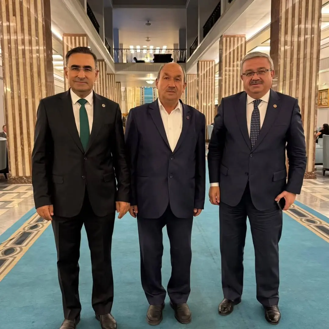 TBMM Divan Kâtip Üyesi İbrahim Yurdunuseven ile Seydiler Belediye Başkanı Adem Tokdemir Gazi Meclisinde Buluştu