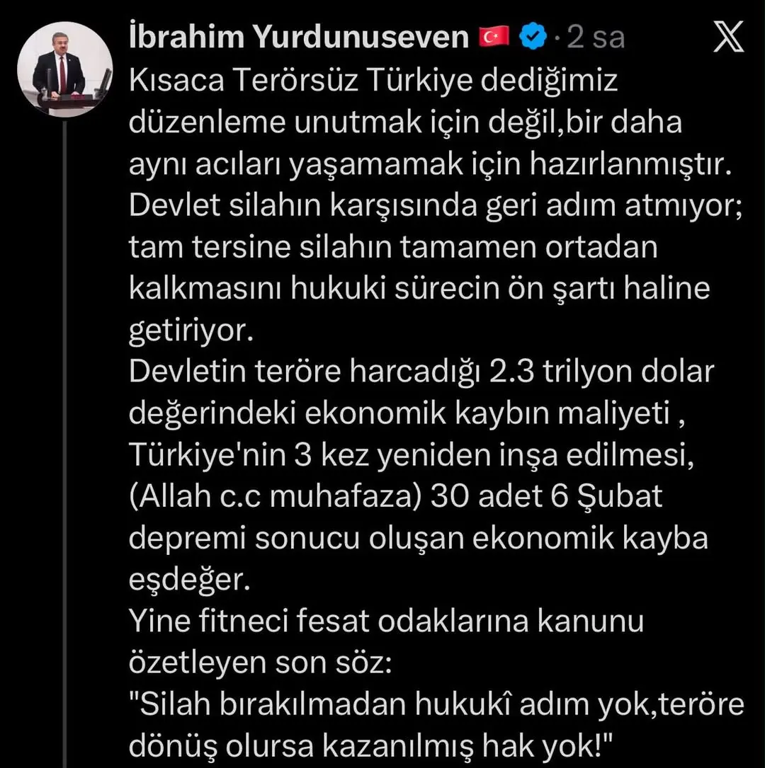 Terörsüz Türkiye İçin Devletin Adımları