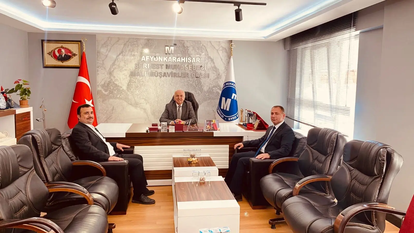 Ticaret ve Nüfus Müdürleri SMMM Odasını Ziyaret Etti