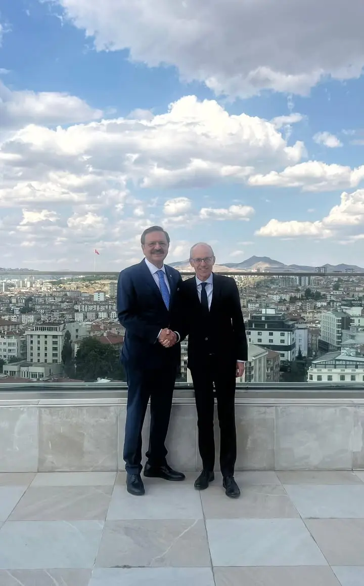 TOBB Başkanı Mustafa Rifat Hisarcıklıoğlu, Lüksemburg Başbakanı Luc Frieden ile Ankara'da Bir Araya Geldi