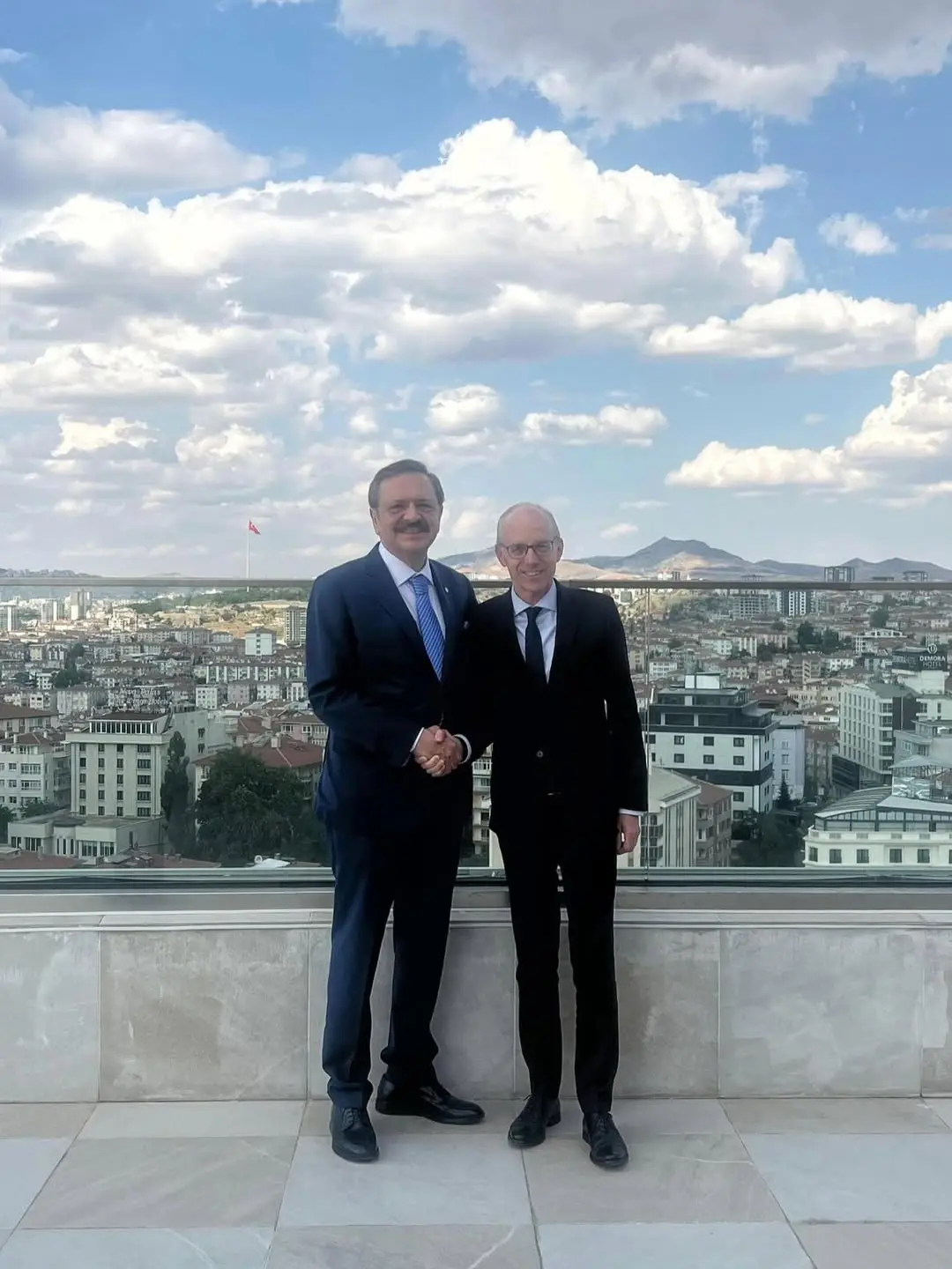 TOBB Başkanı Mustafa Rifat Hisarcıklıoğlu, Lüksemburg Başbakanı Luc Frieden ile Ankara'da Görüştü