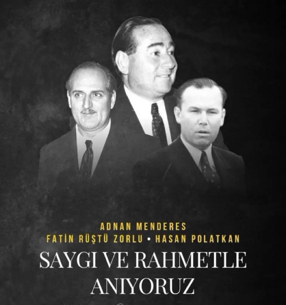 TOBB Başkanı Mustafa Rifat Hisarcıklıoğlu'ndan Menderes, Zorlu ve Polatkan'a Anma Mesajı