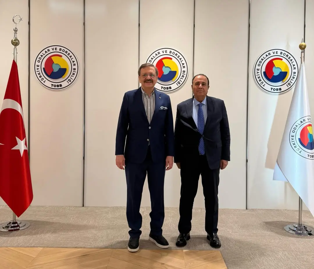 TOBB Başkanı Mustafa Rifat Hisarcıklıoğlu, Van Ticaret ve Sanayi Odası'nı Ziyaret Eden Zahir Kandaşoğlu'nu Ağırladı