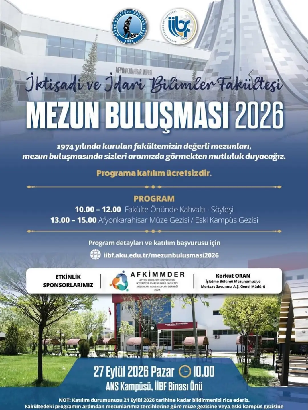 Tüm mezunlarımızı bekliyoruz ????