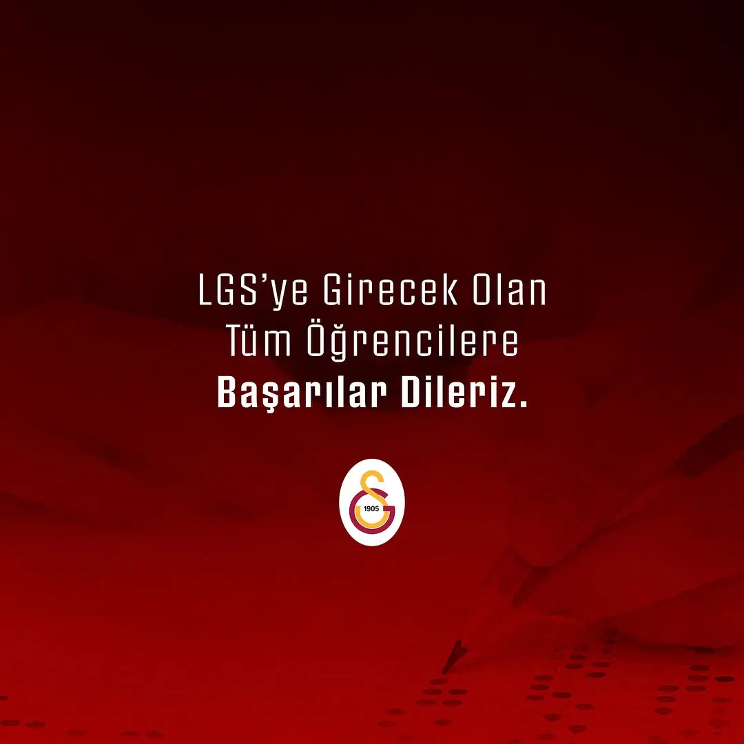 Yarın LGS'ye Girecek Öğrencilere Başarılar Dileriz