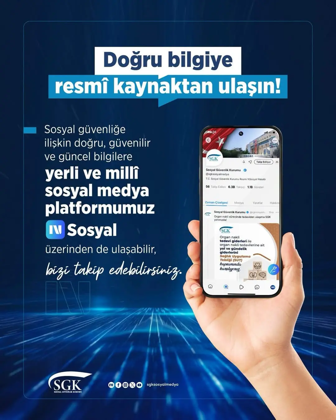 Yerli ve Milli Sosyal Medya Platformu NSosyal Üzerinden SGK'yı Takip Edebilirsiniz!