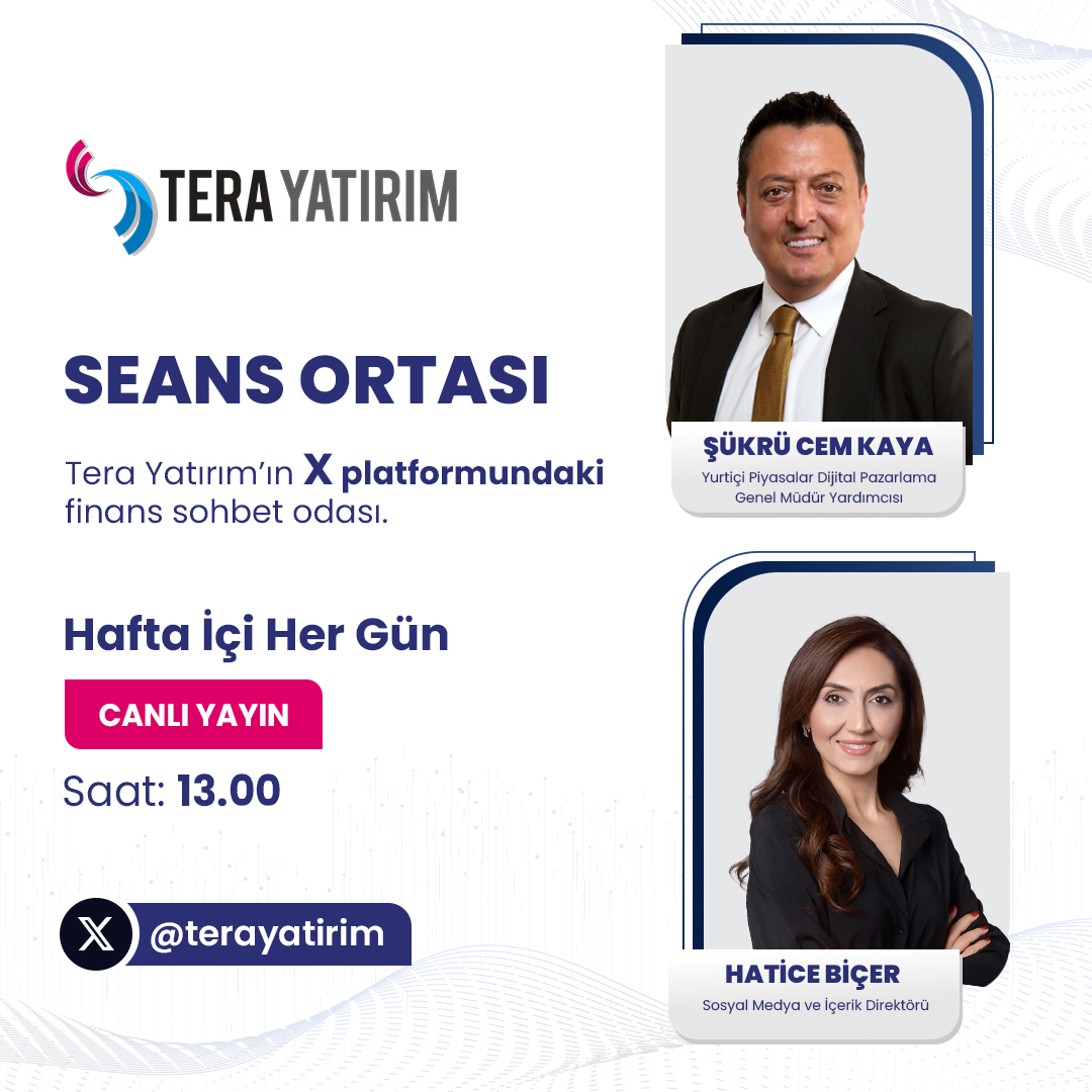 Tera Yatırım, Haftada Her Gün Finans Sohbet Odası Düzenliyor