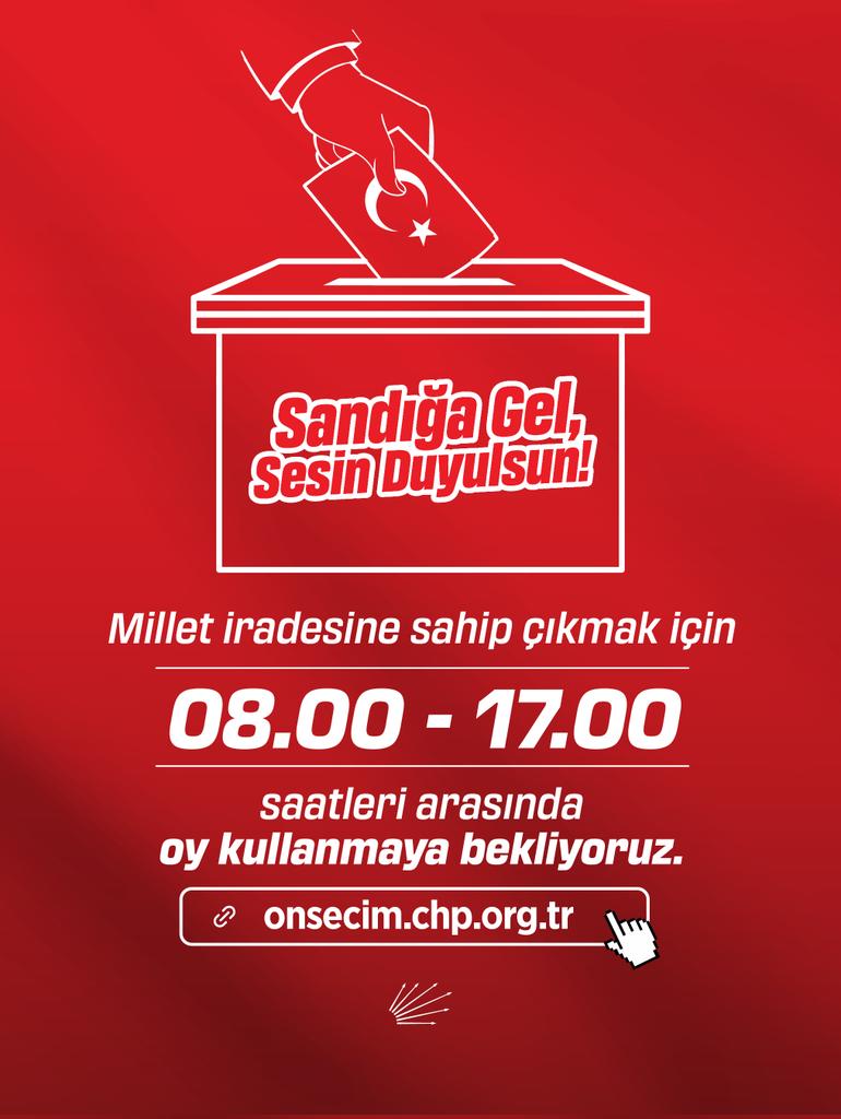 CHP, Seçmenlere Çağrı: Millet İradesine Sahip Çıkmak İçin Sandıklara Davet