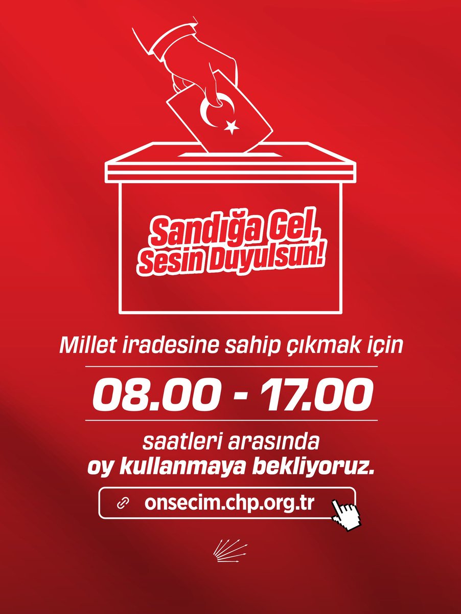 CHP, Seçmenlere Oy Çağrısı Yaptı: Millet İradesine Sahip Çıkalım