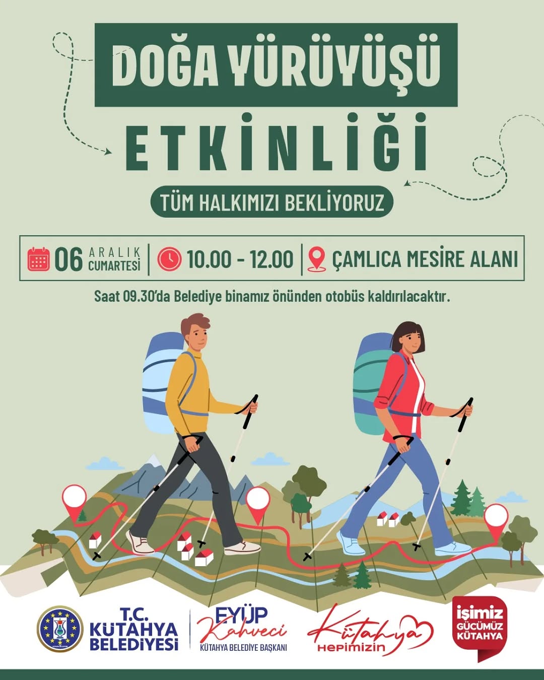 Çamlıca'da Sağlık İçin Toplu Yürüyüş Etkinliği