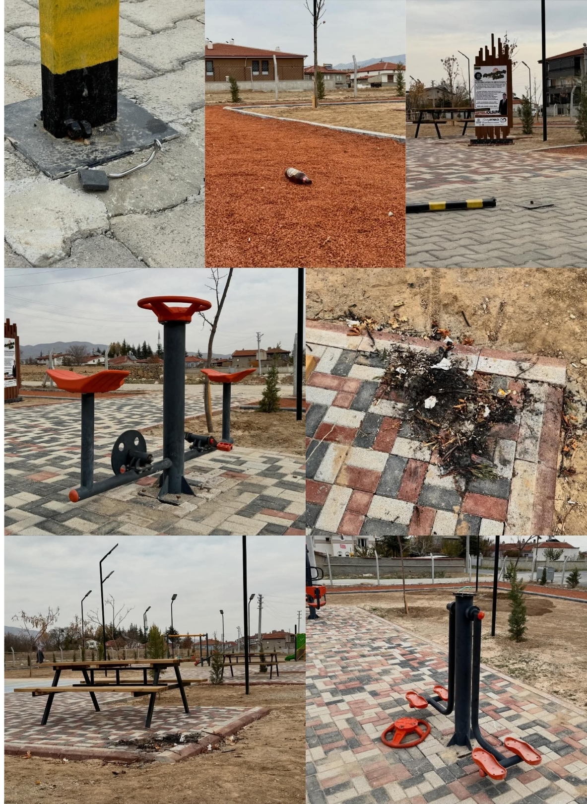 Alpaslan Gümüş Parkı’nda Çirkin Olay! Tahribatın Sorumluları Aranıyor